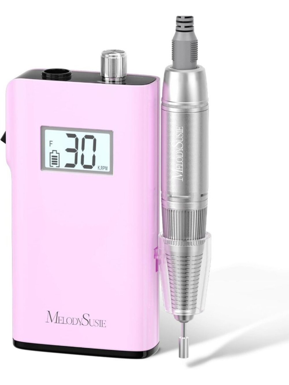 Portable Clip-On Nail Drill for Gel Removal & Nail Prep - Professional Manicure
